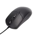 Miniatyrbild 8 av 8: Ergonomisk Uppvärmd Mus 3-nivå Justerbar Svart 1600DPI Trådbunden för Windows OS X System Desktop Laptop