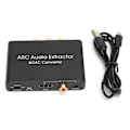Miniatyrbild 1 av 8: HD till Analog Ljudkonverterare ARC Extraktor för HDTV DVD med Digital till Analog DAC-konverterare, Stöd för Flera Format för Högkvalitativ Ljudutgång