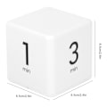 Miniatyrbild 4 av 8: Digital Timer med Display, Gravitationssensor Kubisk Tidshantering för Hem, Kök, Kontor, Justerbara 1-3-5-10 Minuters Tidinställningar, Lätt att Använda
