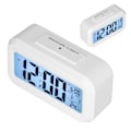 Miniatyrbild 6 av 8: Stor Digital Väckarklocka med LED-Display, Elektroniskt Nattljus, Snooze-Funktion, Väckarklocka för Sovrum, Hemmakontor, Vit