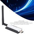 Miniatyrbild 6 av 8: 300 Mbps Trådlös USB WiFi-adapter med antenn, IEEE 802.11b/g/n, pålitlig anslutning för hemmakontor och stationära datorer, USB WiFi-dongel för Windows