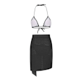 Miniatyrbild 4 av 4: Damernas Baddräkter Kvinnor Sexig Bikini Split Bikini Trestegs Baddräkt Split Baddräkt Set Badkläder Kvinnor M