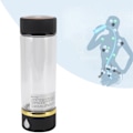 Miniatyrbild 6 av 8: Bärbar Vätegenerator Vattenflaska 380ml USB Laddning Intelligent Väteberikad Vattenkopp Generator Svart