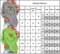 Dam Xmas Grinch Tröja Långärmad Blus Pullover Grå WZ, Grå, Storlek 2XL grey 2XL