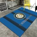 Retro Tæppe Fodboldklub Blødt Skridsikkert Meget Absorberende Tæppe Velegnet til Studieværelse Inter Inter 60x90cm Inter 60x90cm
