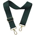 Axelremsremmar för handväskor Breda axelväskremmar Justerbar ersättningsbroderad handväskrem för handväskor Gold Hardware-green