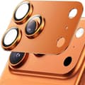 Kameraskydd i metallhärdat glas för iPhone 17 Pro Max, svart linsring i legering, orange, för iPhone 17 Pro Max Orange For iphone 17Pro Max