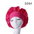 1 st Befordran Sovmössa för att skydda ditt hårvårdslock för natten, rosenröd Rose red