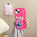 Stitch silikonecover, til iPhone, iPhone XR, Rosarød iPhone XR Rose Red