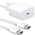 Samsung 20W snabbladdaradapter med USB C-kabel, USB C PD laddningsset vit 1-pack Samsung (20w White) 1-pack