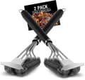 Grillborste, 2-pack Weber Grillborste med Skrapa, Rostfri Stålborste