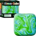 Stressavlastande leksak Nee Doh Dreamy Water Drop Flow Pattern Square Maltos Klämmusik Snöflinga isbit 5CM grön Snowflake ice cube 5CM green