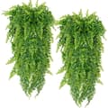 2-pack konstgjorda hängande vinrankor konstgjorda murgröna ormbunkar