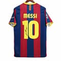 Fotbollströja 2026 Retro Edition Signaturstil Samlarobjekt Supporterversion Present, Barça, Nr 10 Messi, 19/20, Storlek S Barça - No. 10 Messi - 19/20 S