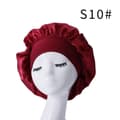 1 st kampanj sovmössa för att skydda ditt hårvårdslock för natten, mörkröd Dark red