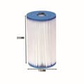 Miniatyrbillede 4 af 4: 6-pak poolfilterpatroner kompatible med Bestway III FD2138 & Intex A/C udskiftningsfilter til spa og pool