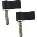 Miniatyrbilde 3 av 3: 2 stk L-formet 7-formet håndtak Skrue M5 20mm Hanngjenger Roterende Knott