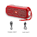 Miniatyrbild 1 av 5: Portabel Bluetooth-högtalare med solladdning, TWS-radio