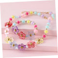 Miniatyrbild 8 av 8: Smyckesset för flickor och pojkar, blomma armband halsband modesmycken säkra