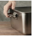 Miniatyrbilde 3 av 4: 304 Rustfritt Stål Platebrett Håndtak Kvadratisk Brett