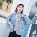 Miniatyrbilde 3 av 5: Bf Vindkort Dame Denimjakke Lang Erme