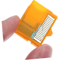 Miniatyrbillede 6 af 8: 2 stk. Adapterkort Kameraer Gul Hukommelseskort Adapter 8gb Kompakt og Nem at Bruge