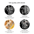 Miniatyrbillede 3 af 5: 360 Graders Drejelig Hylde Transparent Smykke Organizer