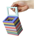 Miniatyrbilde 2 av 5: 10 stk 3 tommer fargerike magnetiske bilderammer Instax Mini