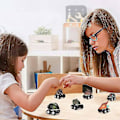 Miniatyrbild 2 av 5: Dra tillbaka dinosauriebilar för barn 6-pack Dinosaurie leksaksbil för 3-åriga pojkar