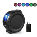Miniatyrbillede 1 af 5: Farverig Stjernehimmel Galaxy Projektorlampe EU Plug Black