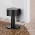 Miniatyrbillede 4 af 8: 2 stk. 60 mm sorte dørstoppere i 304 rustfrit stål til bunden af dørglasstopper, forlænget design