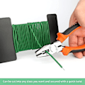 Miniatyrbild 3 av 5: 4,8 mm x 8 m Grön Växt Twist Tie Trädgård Mjuk Plastöverdragen Bindning
