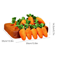 Pikkukuva 5 / 5: Interaktiivinen Koiran Porkkana Snuffle Mat Plush Puzzle