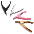 Miniatyrbillede 2 af 4: Negleklipper i Rustfrit Stål til Falske Negle Tip Clipper Sort 1 stk