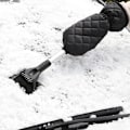 Miniatyrbilde 2 av 4: Multifunksjonell Teleskopisk Snøspade med Hansker (svart)