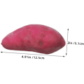 Miniatyrbild 2 av 8: Skummaterial Falsk Sötpotatis Realistisk Simulering för Dekorativ Grönsaksutställning