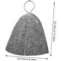 Miniatyrbilde 5 av 8: 2 stk. Filt Dusjhette Filt Badstue Filt Vaporarium Hatt Pustende Ull Badstue Liner Badehette