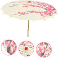 Miniatyrbillede 5 af 8: Japansk Dekorationsparaply Retro Paraply Print Design Papirparaply Klassisk Papirparaply Papir Træ