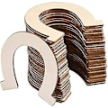 Miniatyrbilde 1 av 5: 36 stk Treplater Hesteskoform Pynt Ubehandlet DIY