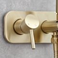 Miniatyrbillede 4 af 5: Håndbruser i rustfrit stål til toilet, bærbar bidet-sæt, varmt og koldt vand, bruseslange, bidet-toilet komplet sæt, børstet guld, Ws024j2f2-yuhao