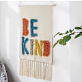 Pikkukuva 5 / 5: Kirjonta-tapetti Tufting Geometrinen Rainbow Boho Riippuva Sisustus