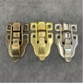 Miniatyrbillede 2 af 5: Hængslet Skab Smykkeskrin Hasp 1 Styk Stor Robust Kuffert Toggle Spænde Smykkeskrin