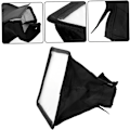 Miniatyrbilde 6 av 8: Kamera Blits Diffuser Softboks Softboks Belysning for Topp Blits Lampe Diffuser Reflektor
