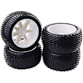 Pikkukuva 4 / 4: 1/10 RC-ajoneuvon Buggy-auton pyörän renkaat mallin auton lisävaruste