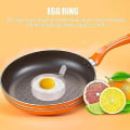 Miniatyrbilde 5 av 5: Stekt Eggform Stål Eggform Ikke-klebende 9cm