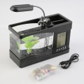 Miniatyrbillede 3 af 5: USB Desktop Mini Akvarium LCD Timer Ur & LED