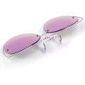 Miniatyrbilde 2 av 5: Dame Polariserte Kattøye Klips-på Solbriller med Oppklappbar Funksjon for Briller B2670