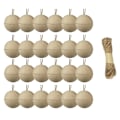 Miniatyrbild 1 av 5: 24 st julpapperskulor 3,15 tum Omålade Tomma Bollprydnader Hantverksmaterial