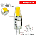 Miniatyrbilde 2 av 5: 10 stk Flimmerfrie Mini G4 Cob Lampe Ac Dc 12v Led 2w