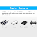 Miniatyrbild 1 av 5: Hög Hastighet USB 3.0 Hane/Hona Förlängningskabel för Data Synkronisering